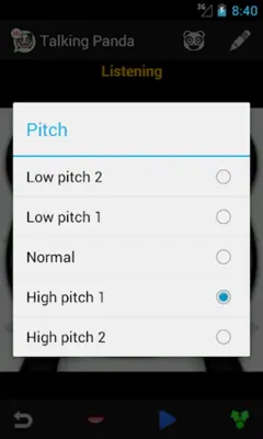 Talking Panda android App screenshot 0
