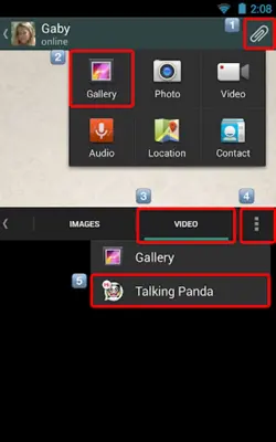 Talking Panda android App screenshot 1