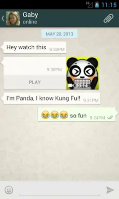 Talking Panda android App screenshot 4