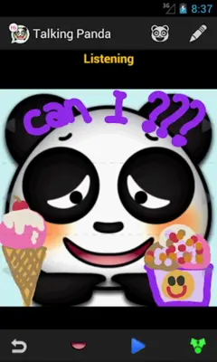 Talking Panda android App screenshot 6